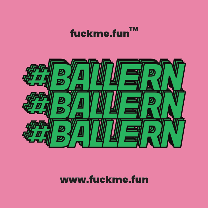 #ballern Sticker